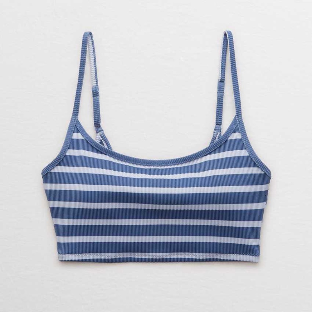 Aerie ribbed longline bikini top L
